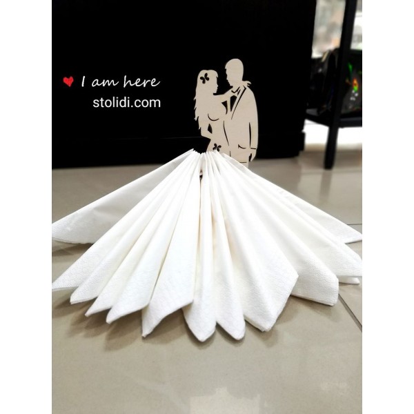 Θήκη για χατροπεστέτες νύφη - γαμπρός