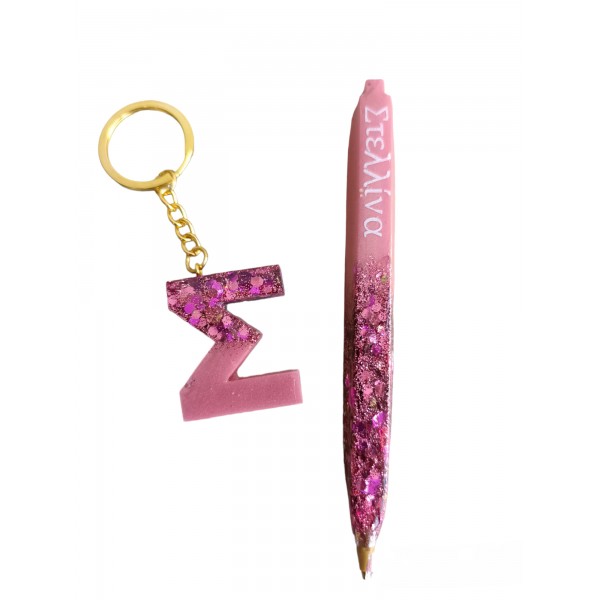 Στυλό και μπρελόκ μονόγραμμα 