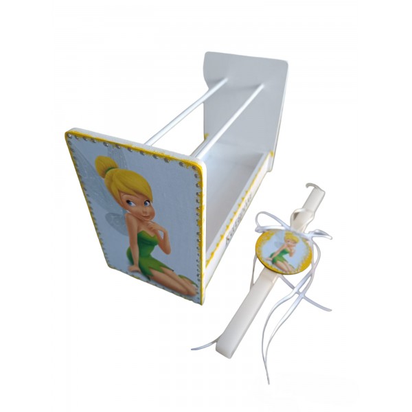 Σταντ για τα κοκαλάκια με λαμπάδα tinkerbell