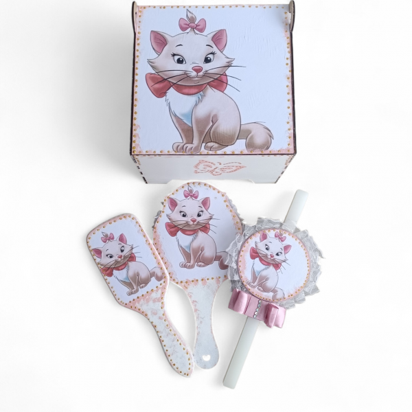 Σετ με  αρωματική λαμπάδα και τις αριστόγατες 