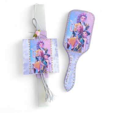 Πασχαλινό σετ λαμπάδα με χτένα Demon Hunters Kpop