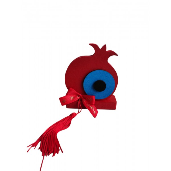 Γούρι ρόδι με μάτι