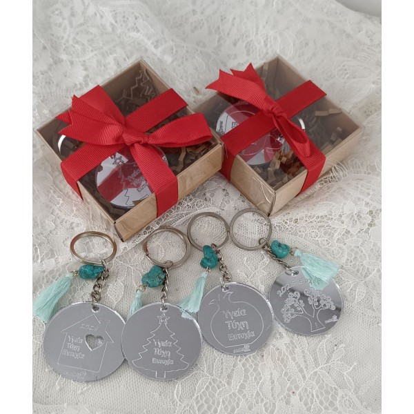 Χειροποίητα Γούρια 2025 σε Μπρελόκ