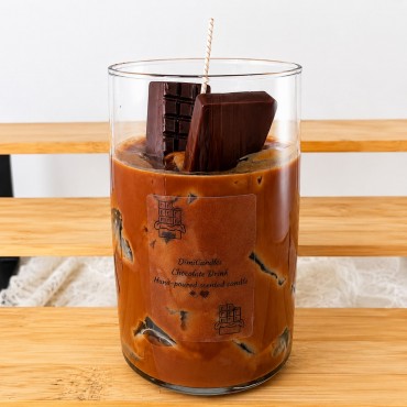 Chocolate Drink – Χειροποίητο Αρωματικό Κερί Σοκολάτα & Πτι Μπερ