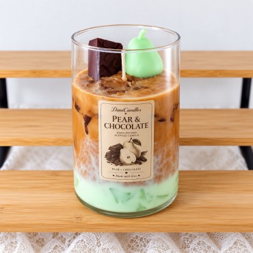 Pear & Chocolate – Χειροποίητο Αρωματικό Κερί Αχλάδι & Σοκολάτα