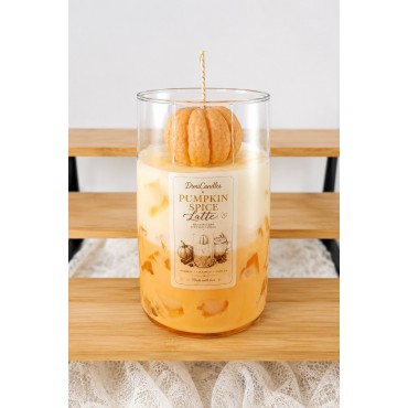 Pumpkin Spice Latte – Χειροποίητο Αρωματικό Κερί Pumpkin Spice 