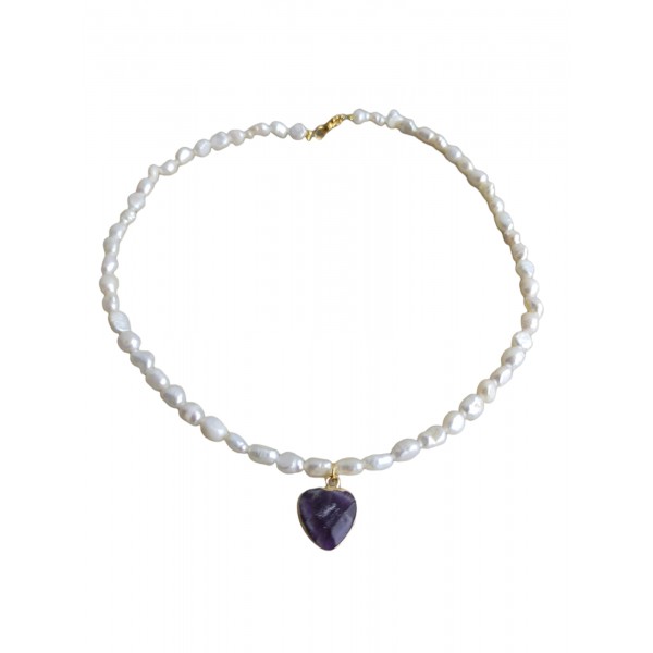 Μαργαριτάρια με αμέθυστο