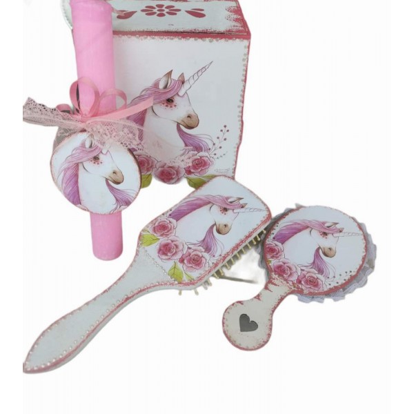 Πασχαλινό σετ  με θέμα τον μονόκερο  