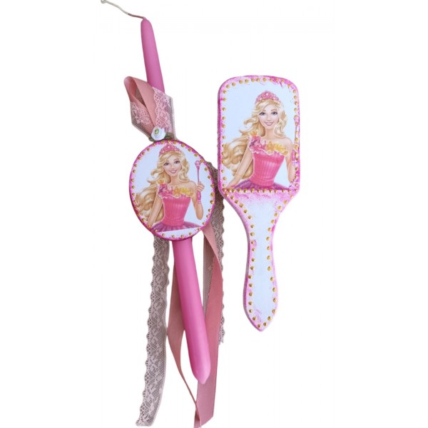 Λαμπάδα και χτένα με την Barbie