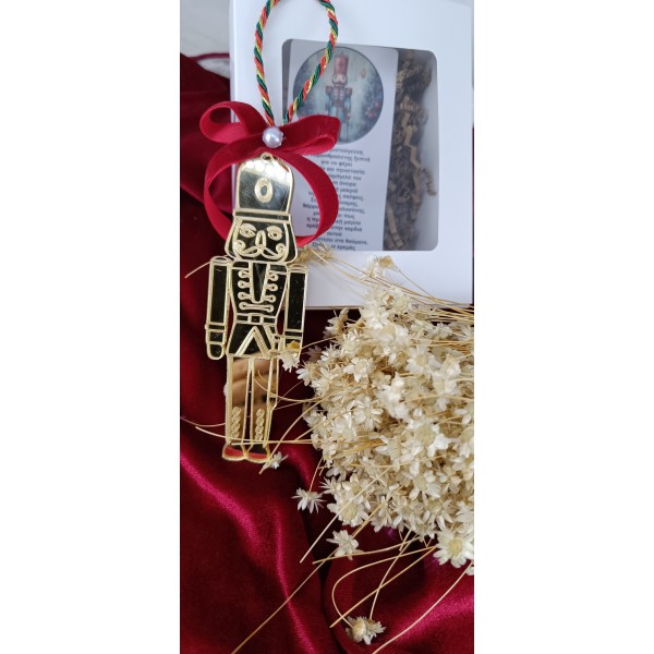 Χειροποίητο στολίδι Καρυοθραύστης – Ο Φύλακας των Γιορτών