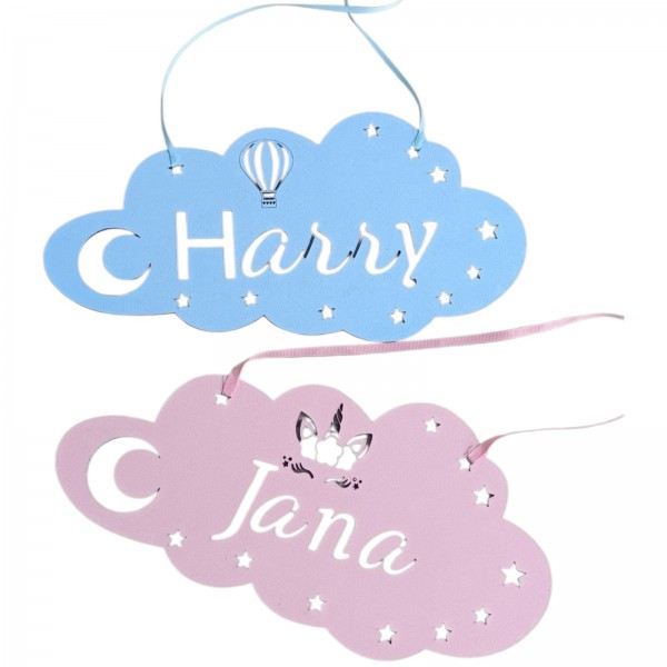 Ξύλινα ταμπελάκια με ονόματα 