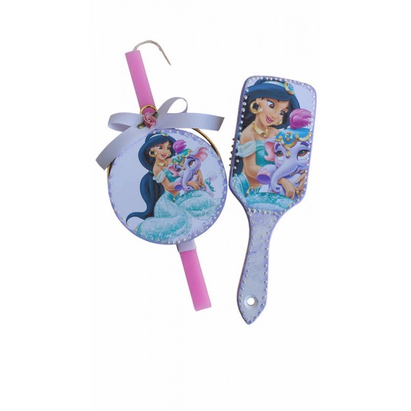 Λαμπάδα και χτένα με την jasmin