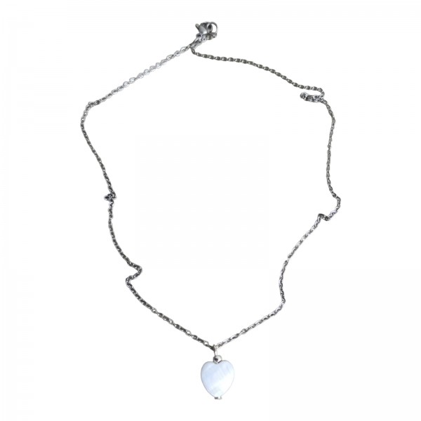 Κολιέ με καρδιές από φίλντισι 