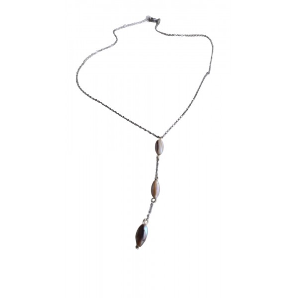 Κολιέ σε στυλ ροζάριο με φίλντισι