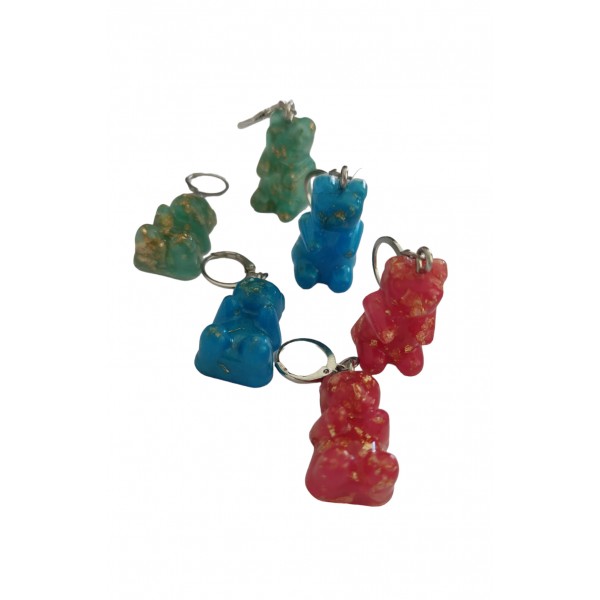 Σκουλαρίκια αρκουδάκι