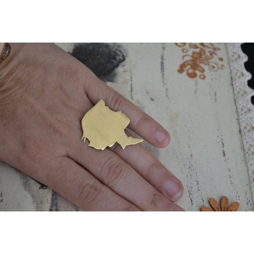 Χειροποίητο δαχτυλίδι γυναικεία φιγούρα