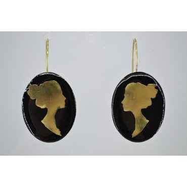 Σκουλαρίκια cameo