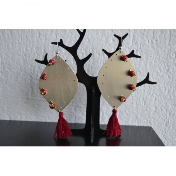 Χειροποίητα σκουλαρίκια απο αλπακά!