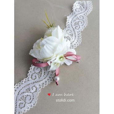 Bridesmaid bracelet corsage