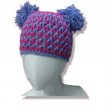 Πλεκτό χειροποίητο παιδικό σκουφάκι για 3-6 χρονών από 100% wool