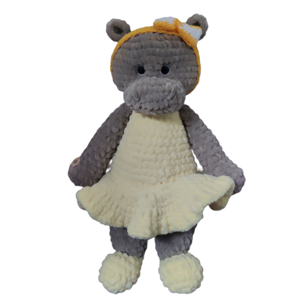 Χειροποίητο πλεκτό ιπποποταμάκι 46εκ 