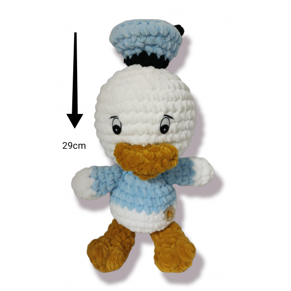 Χειροποίητη πλεκτή φιγούρα Daisy Dack 