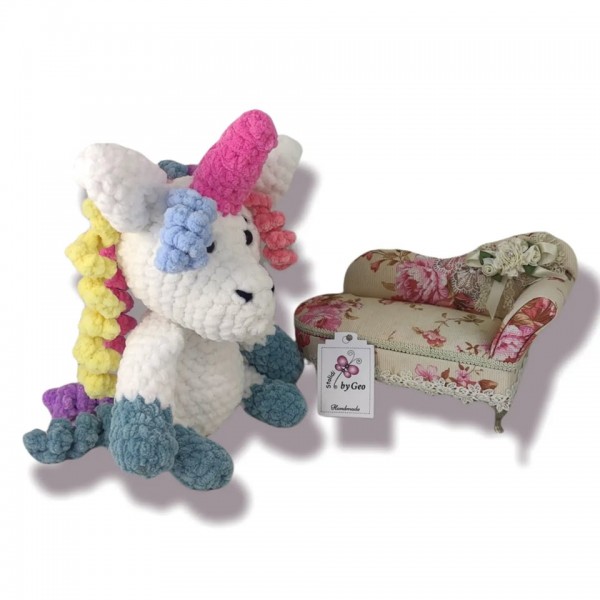 Χειροποίητος πλεκτός Μονόκερος 