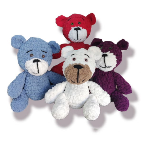 Χειροποίητο πλεκτό αρκουδάκι 