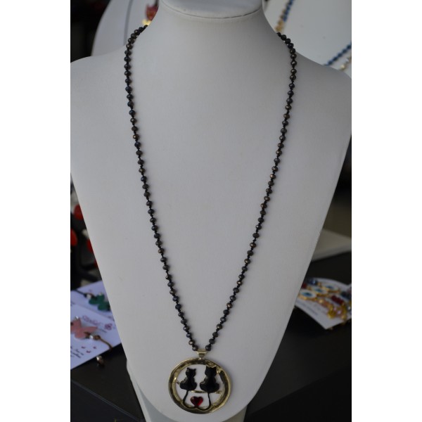 Μενταγιόν "Cat in love"