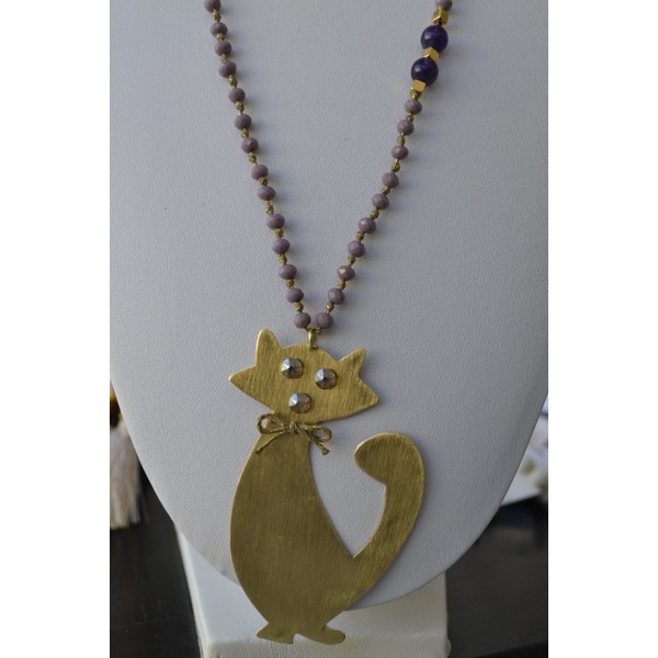 Κολιέ με γάτα!