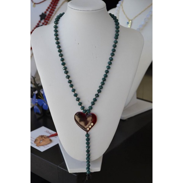 Ροζάριο σε σμαραγδί χρώμα