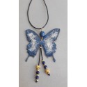 Butterfly and leather