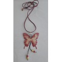 Butterfly and leather