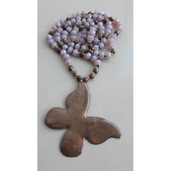 Μωβ και καφέ