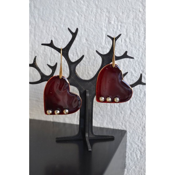 Σκουλαρίκια καρδιές