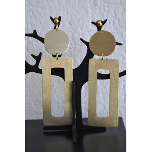 Σκουλαρίκια από μέταλλο ορείχαλκου