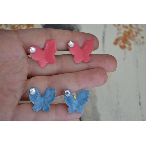 Σκουλαρίκια πεταλούδες